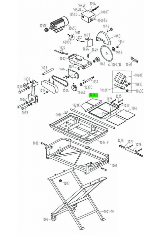 QEP - Table d'extension pour 60010