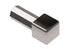 Schluter - QUADEC Coin intérieur/extérieur 90° Aluminium anodisé Chrome poli 1/2" (12.5 mm)