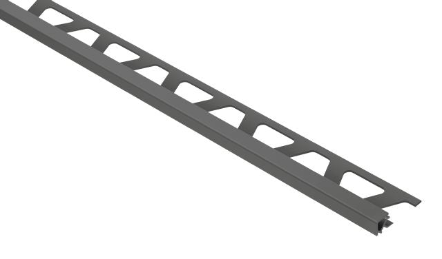 Schluter - QUADEC Profilé de bordure carré Plastique PVC Gris 7/16" x 8' 2-1/2"