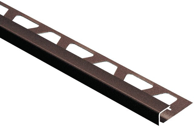 Schluter - Quadec Profile Carree 1/2 Alu Bronze 10' ||Q125TSOB/300