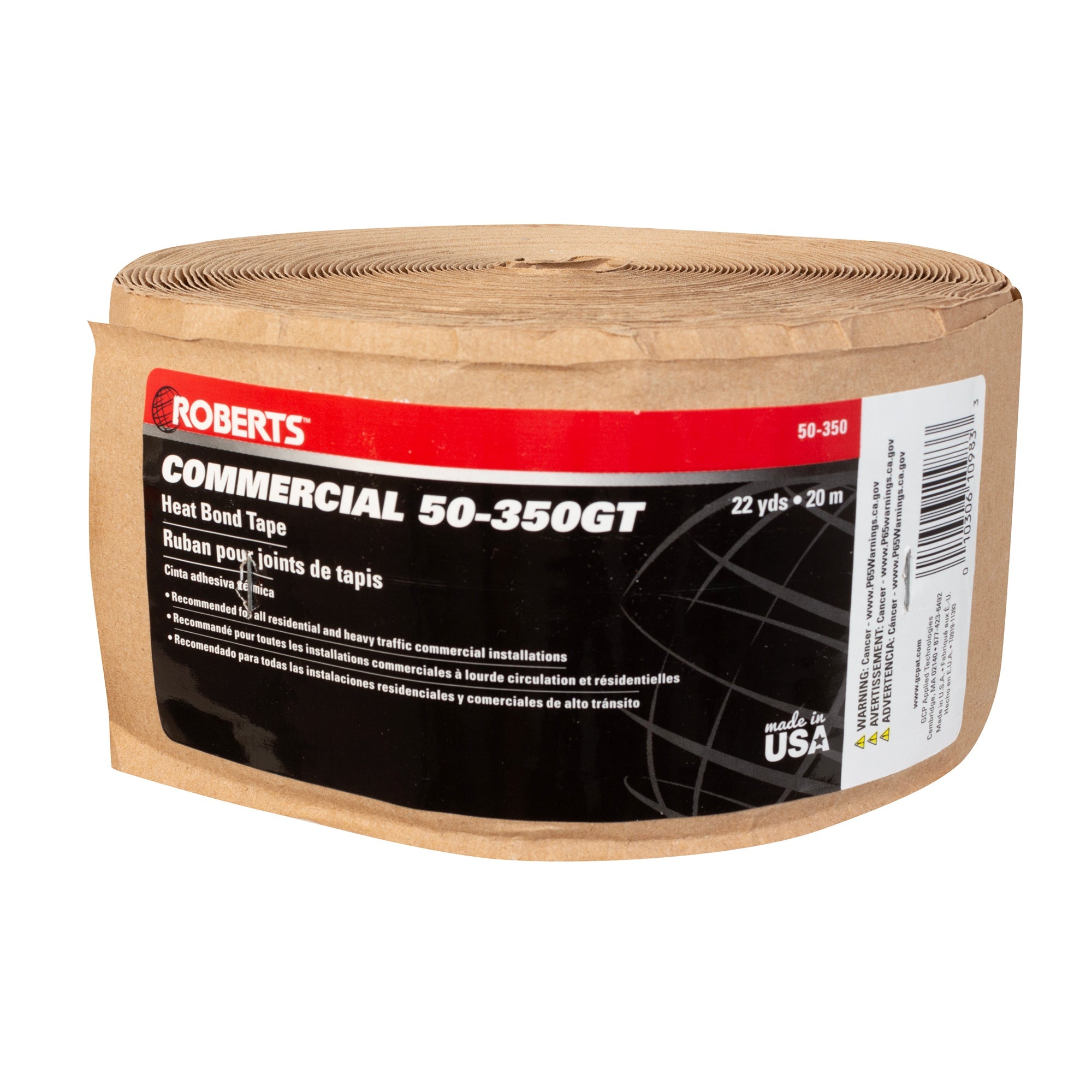 Roberts - 3.625 in W x 22 verges de long ruban à joint commercial thermocollant ||50-350 - Ceramed
