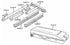 Roberts - Tail Block avec coussinet et ressort 18" pour 10-237