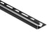 Schluter - Rondec Round Profile 1/2 Aluminum Matte Black 10' ||RO125MGS/300