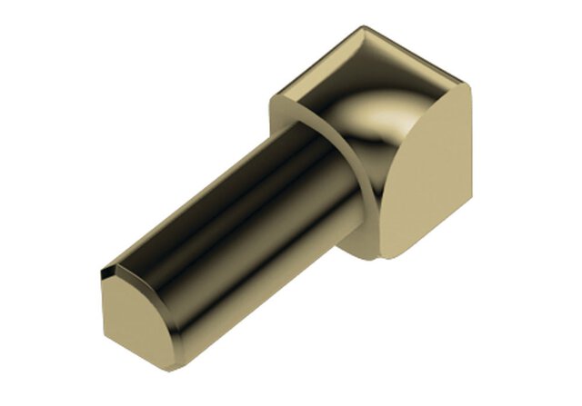 Schluter - Rondec Coin Int 1/2 Alum Laiton Poli ||IV/RO125AMG