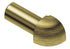 Schluter - Rondec Coin Ext 1/2 Alum Laiton Brosse ||EV/RO125AMGB