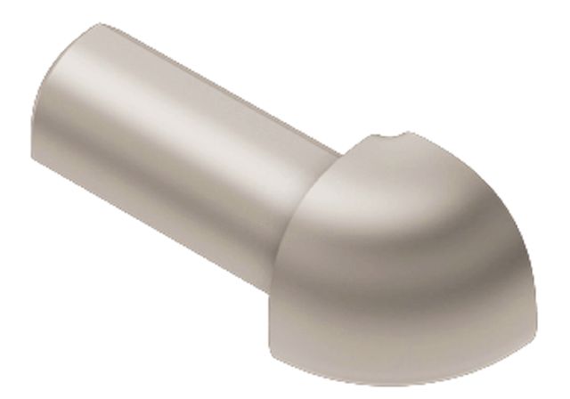 Schluter - RONDEC Coin extérieur 90° Aluminium anodisé Nickel Mat 3/8" (10 mm)