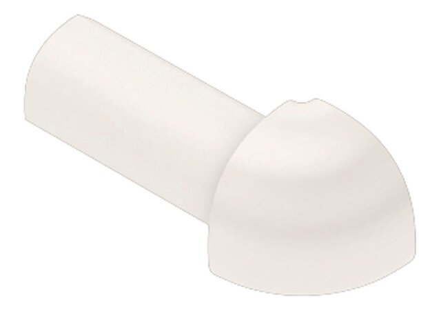 Schluter - Rondec Coin Ext 7/16 Pvc Blanc ||E/PRO110W