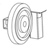 Pearl Abrasive - Accessoire pour rail de guidage de scie roue en caoutchouc