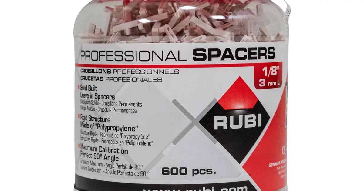 Rubi - 1/8-L (3mm-L) Tile Spacers (600) ||02831