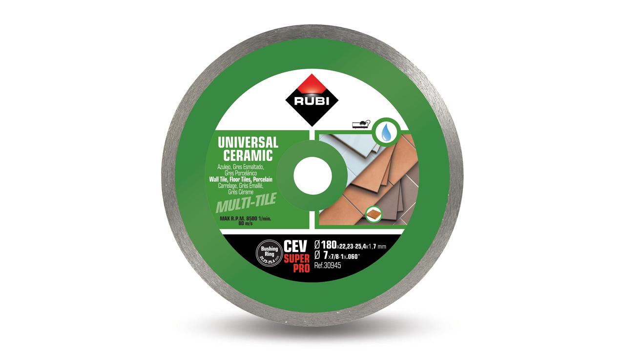 Rubi CEV PRO - Lame diamant coupe humide 7"