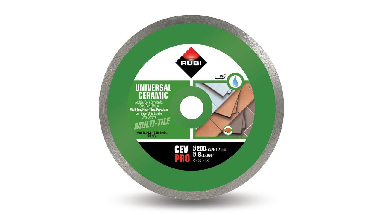 Rubi CEV PRO - Lame diamant coupe humide Pro 8"