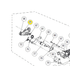 Rubi - Chariot Porte-Arbre avec Roulement pour TZ Tile Cutter