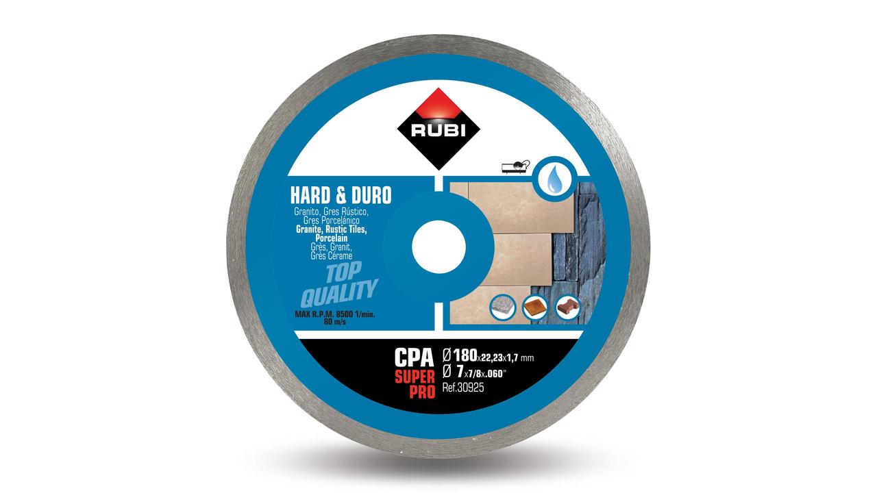 Rubi CPA SUPERPRO - Lame diamant coupe humide 7"