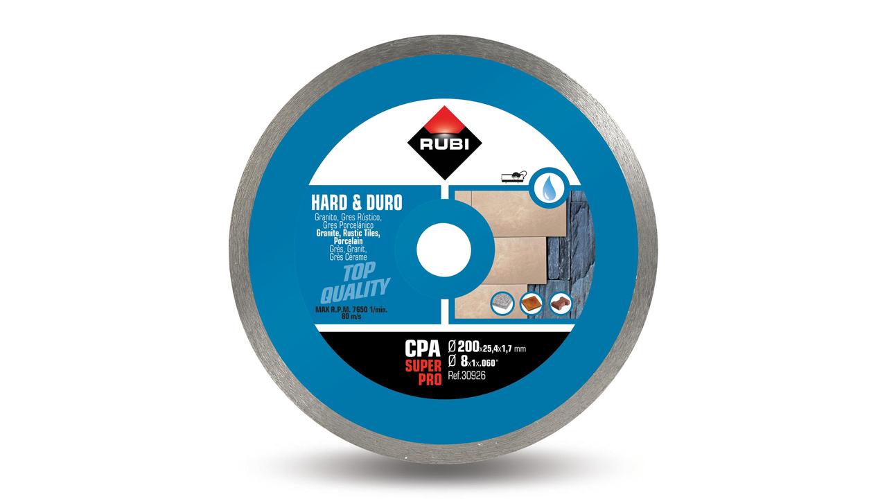 Rubi CPA SUPERPRO - Lame diamant coupe humide 8"