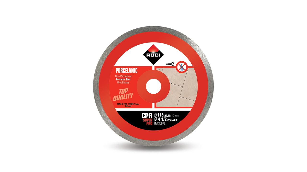 Rubi CPR - Disque diamant continu SUPERPRO Ø 115 mm
