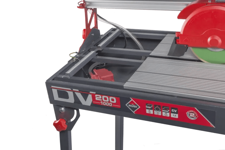 Rubi - DV-200 - Scie électrique à tête mobile professionnelle avec coupe d’onglet - DV-200 1000 1,5CV 120V ||54914 - Ceramed