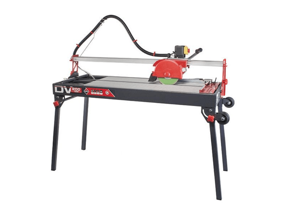 Rubi DV-200 1000 - Scie électrique à tête mobile professionnelle avec coupe d’onglet 1,5CV 120V