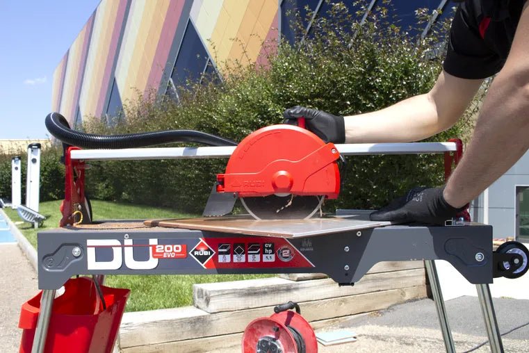 Rubi - DX-350-N - Scie électrique grand format Laser & Niveau avec effet tronçonneuse - DX-350-N 1300 120V ||52918 - Ceramed
