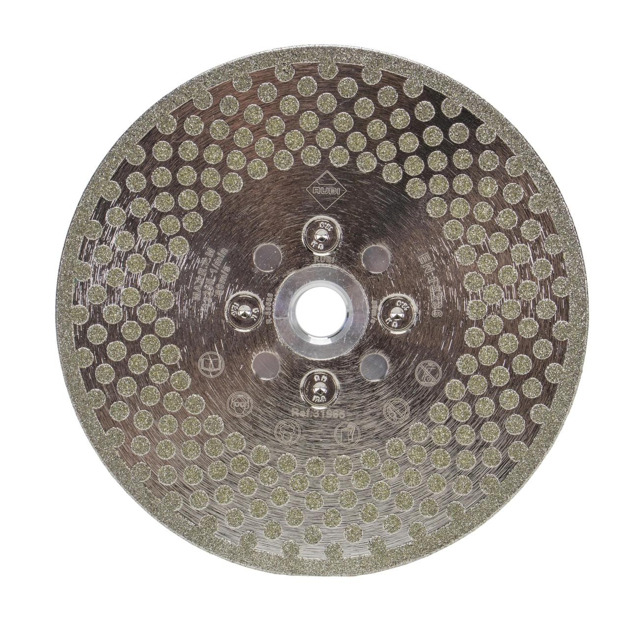 Rubi ECD - Lame diamant 2-en-1 coupe sèche SUPERPRO 5"