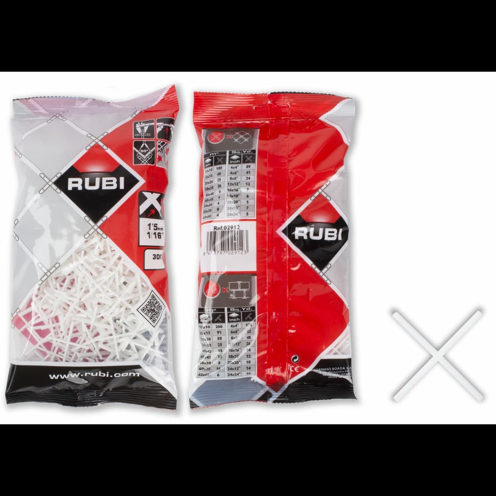 Rubi - Espaceur pour carrelage - 1/16" (1,5 mm) ||02912 - Ceramed