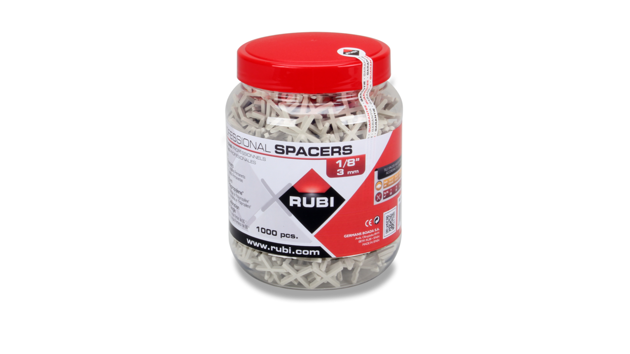 Rubi - Espaceurs pour carrelage 1/8" (paquet de 1000)