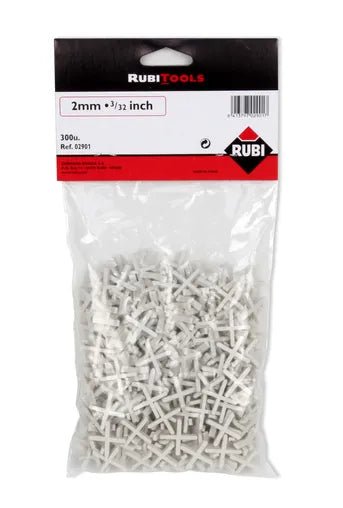Rubi - Espaceur pour carrelage - 3/32" (2,5 mm) - Paquet de 300 ||02901 - Ceramed