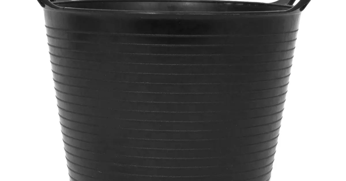 Rubi - 55L Flextub Plastic Trug No 4 Black ||88774
