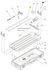 Rubi - Guide chromé dia For Ts60 17 mm x 796.5 mm pour TS-60 Classic