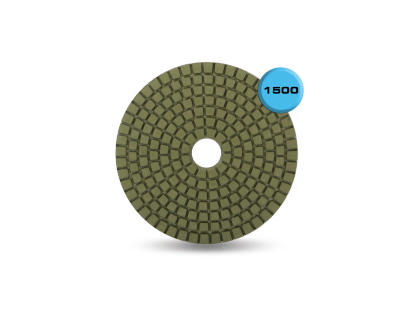 Rubi - PRO-EDGER - Tampon de polissage à l’eau - Grain 1500 - 4" ||61961 - Ceramed
