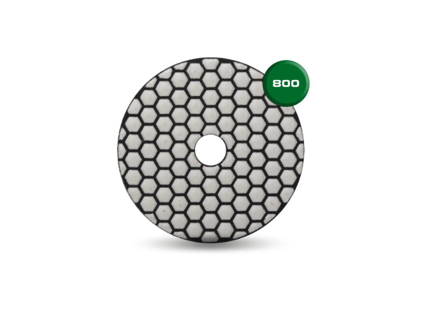 Rubi - PRO-EDGER - Tampon de polissage à sec - Grain 800 - 4" ||61932 - Ceramed