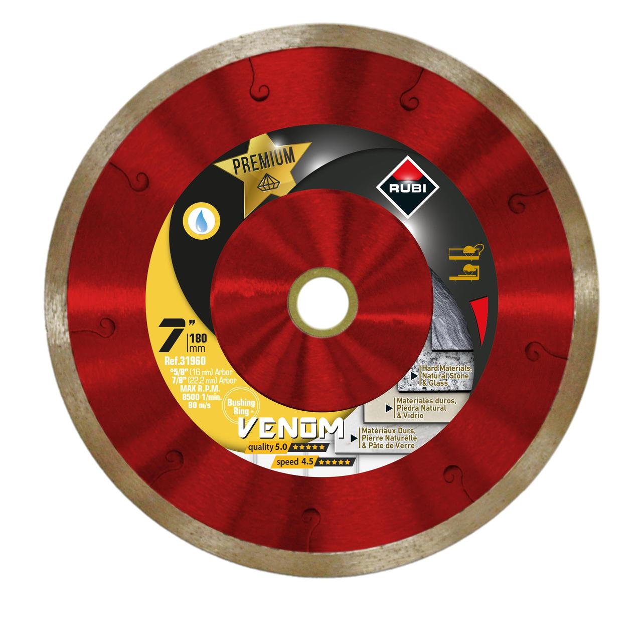 Rubi RED COBRA - Lame diamant coupe humide 7"