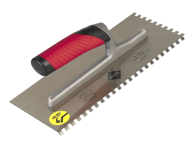 Rubi - RUBIFLEX - Truelle à dents carrées 45° 11" - 3/8" × 3/8" ||75948 - Ceramed