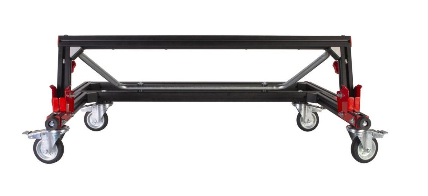 Rubi SLAB - Chariot de transport avec bras extensible et roues pivotantes