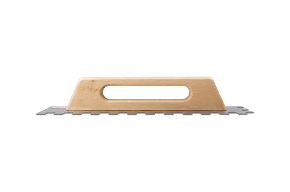 Rubi - Truelle à dents carrées 19" poignée bois - 3/4" × 3/4" ||75962 - Ceramed
