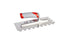 Rubi - Truelle à dents carrées en acier inoxydable 5/8" x 5/8"