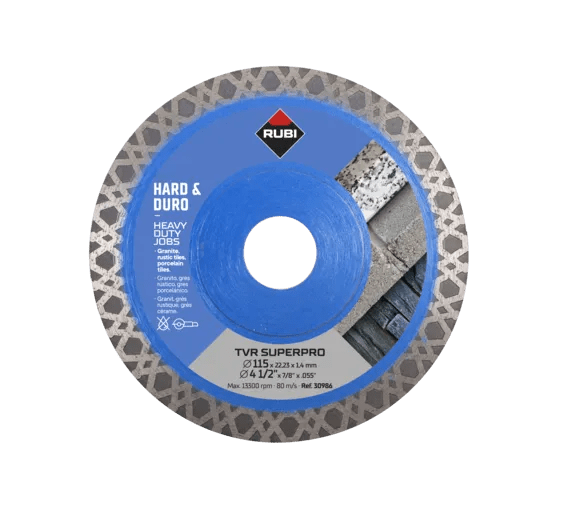 Rubi TVR - Lame diamant coupe sèche SUPERPRO 4-1/2"
