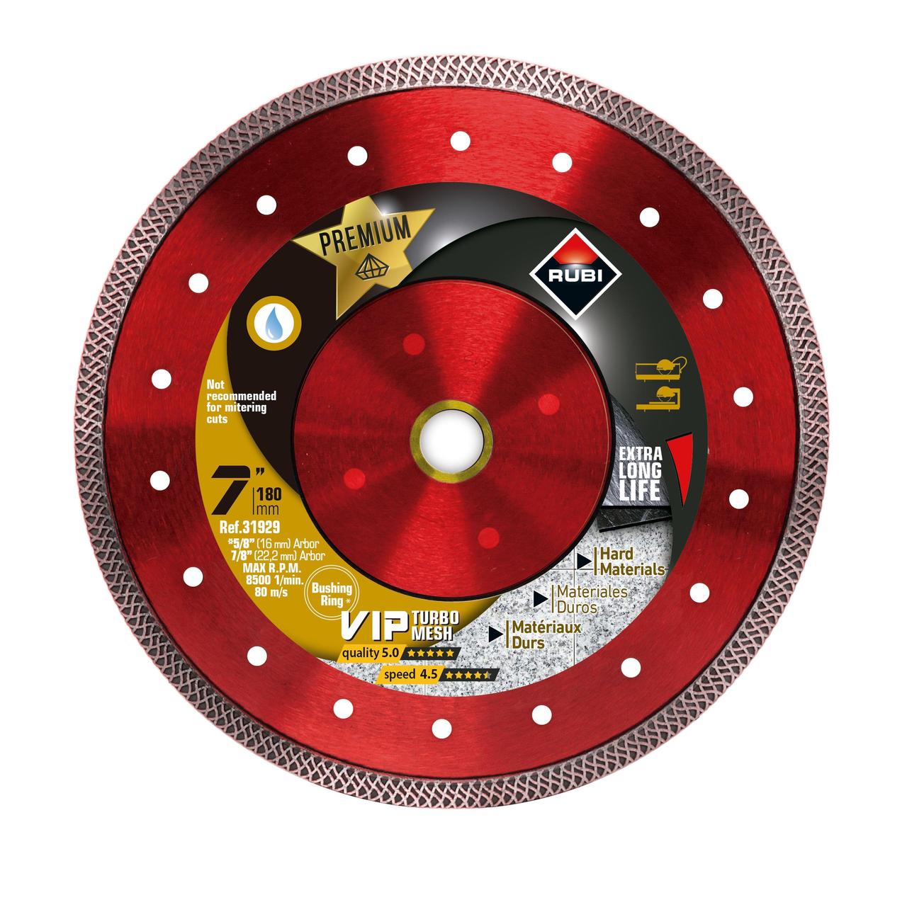 Rubi VIP - Lame diamant coupe humide 7"