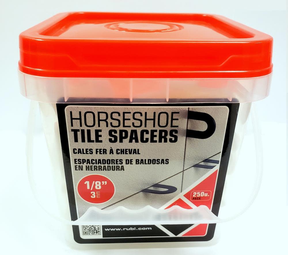 Rubi - Entretoise en U 1/8" (paquet de 250)