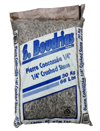 S. Boudrias - Pierre Nette Concassée 1/4" 30kg ||8013000 - Ceramed