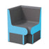 Wedi - Banc de douche en angle Sanoasa Comoda front droit 90° 19-11/16" x 25-5/8" x 24-7/16"