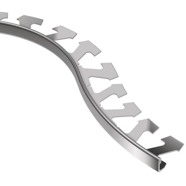 Schluter - SCHIENE-RADIUS PROFILE 5/16" STAINLESS STEEL V4A ||R/E80/V4A