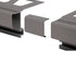 Schluter - BARA-RAK Raccord pour profilé de bordure de balcon aluminium gris métallique