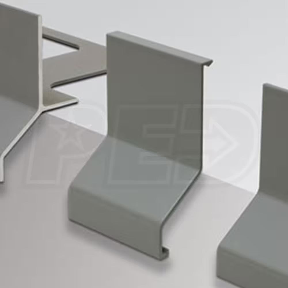 Schluter - BARA-RK Raccord aluminium gris classique 2-5/8"