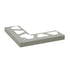 Schluter - BARA-RW Coin extérieur 90° pour profilé de bordure de balcon aluminium gris classique 1" (25 mm)
