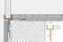 Schluter - DECO-SG - Coin de profilé décoratif de protection à rainure - alum. anodisé mat 15/32" x 3/8" ||SGC100AE12 - Ceramed