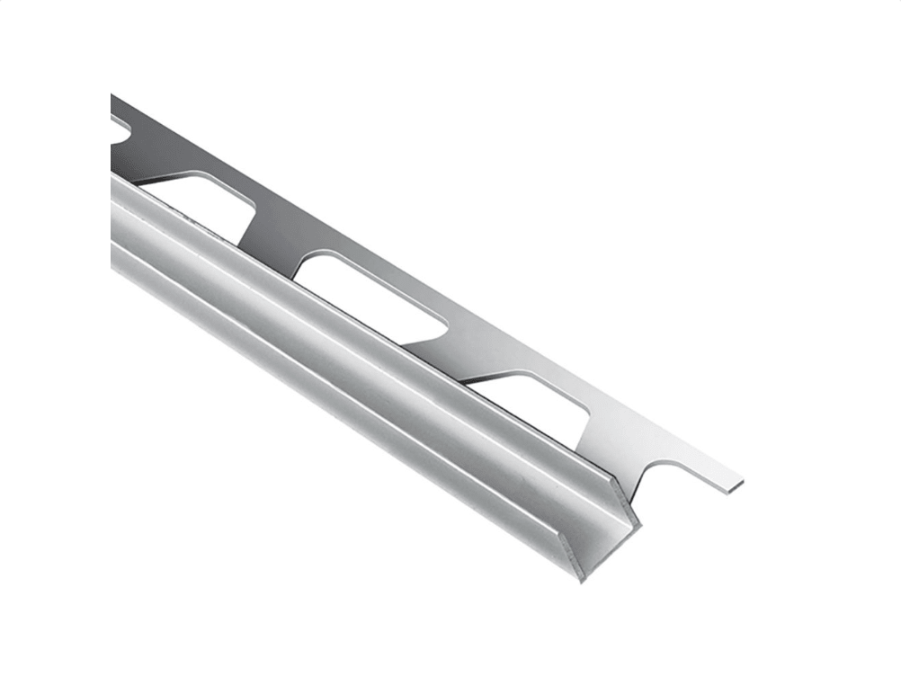 Schluter - DECO-SG - Profilé décoratif de protection à rainure - alum. anodisé chromé brillant 15/32" x 8' 2-1/2" x 1/2" ||SG125ACB12 - Ceramed