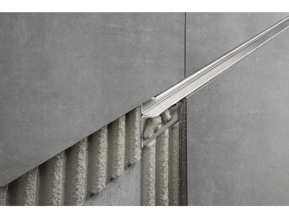 Schluter - DECO-SG - Profilé décoratif de protection à rainure - alum. anodisé mat 15/32" x 8' 2-1/2" x 3/8" ||SG100AE12 - Ceramed