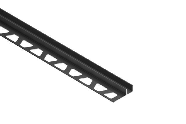 Schluter - DECO-SG - Profilé décoratif de protection à rainure - alum. noir mat 15/32" x 8' 2-1/2" x 3/8" ||SG100MGS12 - Ceramed