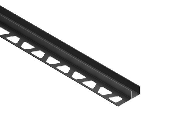 Schluter - DECO-SG - Profilé décoratif de protection à rainure - alum. noir mat 9/16" x 8' 2-1/2" x 1/2" ||SG125MGS15 - Ceramed