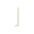 Schluter - DESIGNBASE-SL Cap de fermeture de gauche - aluminium blanc mat 3-1/8" (80 mm)
